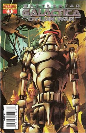 Battlestar Galactica: Cylon War issue 3-C Stephen Segovia Foil Cover