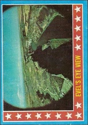 Evel Knievel (Base Set) card 51 Evel's Eye View