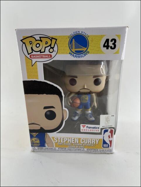 Pop! Basketball figure 43-B Stephen Curry (Blue Uniform Fanatics Exclusive)