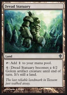 Magic the Gathering: Worldwake (Base Set) card 135 Dread Statuary