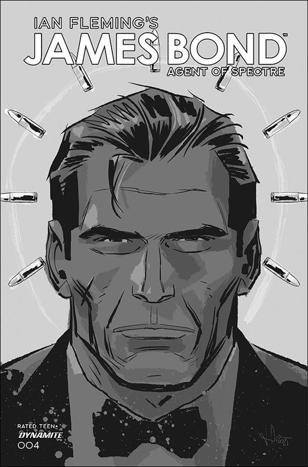 James Bond: Agent of Spectre issue 4-D Luca Casalanguida 1:11 Black & White Cover
