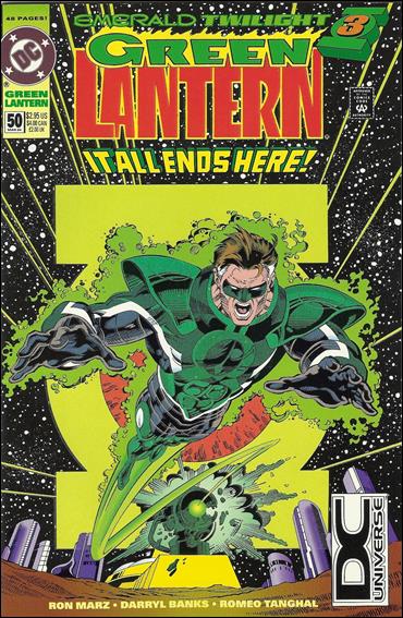 Green Lantern (1990) issue 50-C DC Universe UPC Embossed Glow In the Dark Cover