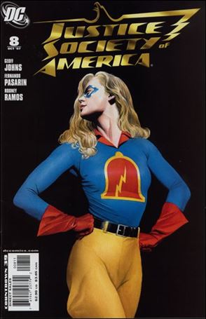 Justice Society of America (2007) issue 8 Alex Ross Cover