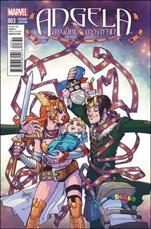 Angela: Asgard's Assassin issue 3-C David Lafuente 1:25 Cover