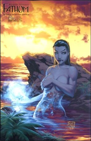 Michael Turner's Fathom (2008) issue 4-F Michael Turner 1:10 Cover