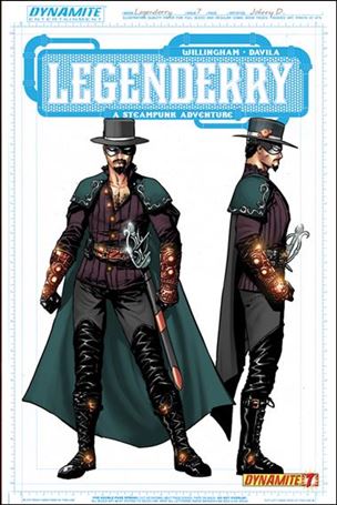Legenderry: A Steampunk Adventure issue 7-B Johnny Desjardins 1:25 Zorro Concept Cover