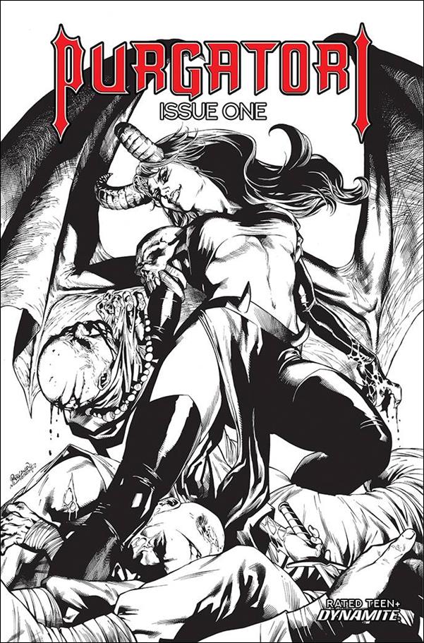 Purgatori (2021) issue 1-I Carlo Pagulayan 1:10 Black & White Cover