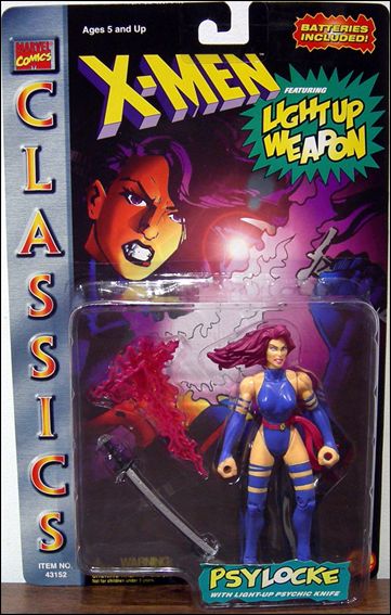X-Men (Classics Light Up Weapons Series) figure 5 Psylocke