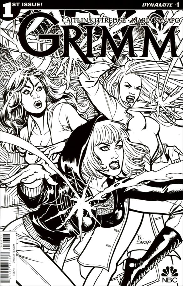 Grimm (2016) issue 1-C Maria Sanapo 1:10 Black & White Cover