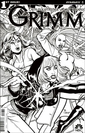 Grimm (2016) issue 1-C Maria Sanapo 1:10 Black & White Cover