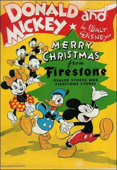 Donald and Mickey Merry Christmas issue 1945