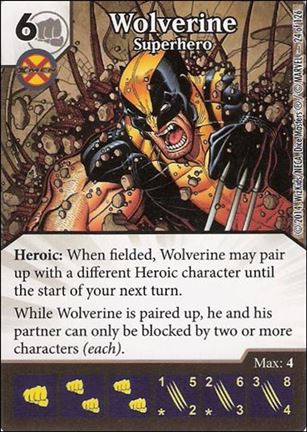 Marvel Dice Masters Uncanny X-Men  card 24 Wolverine: Superhero