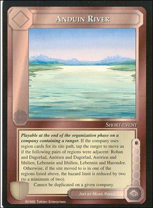 Middle-Earth: The Wizards (Base Set) card 17 Anduin River