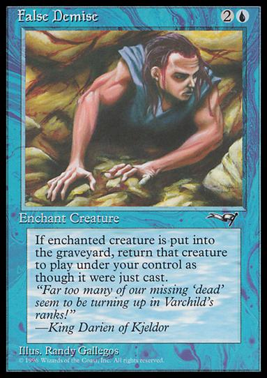 Magic the Gathering: Alliances (Base Set) card 27 False Demise