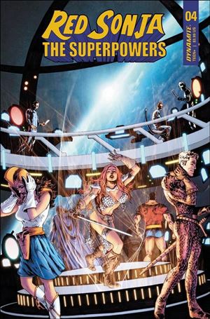 Red Sonja: The Superpowers issue 4-D Jonathan Lau Cover