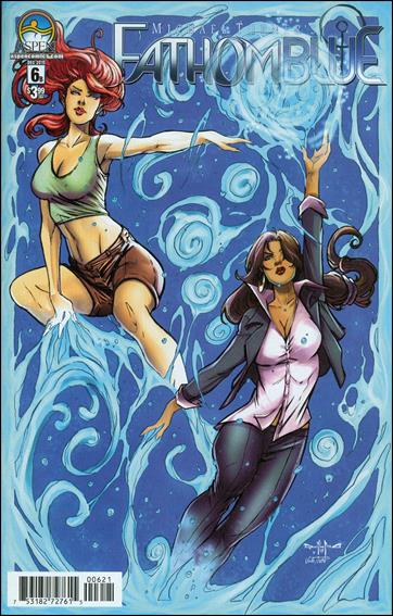 Michael Turner's Fathom Blue issue 6-B Pasquale Qualano Cover