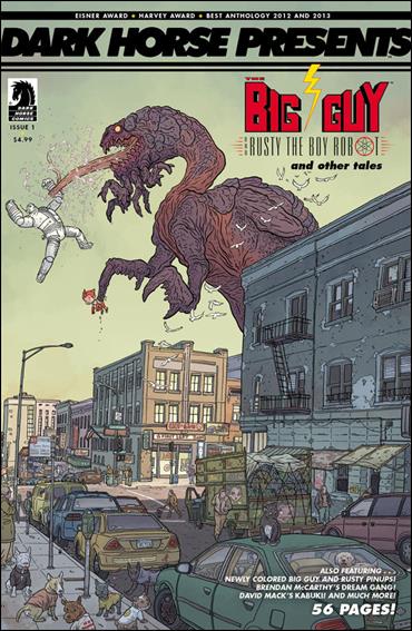 Dark Horse Presents (2014) issue 1-B Fight Scene Cover