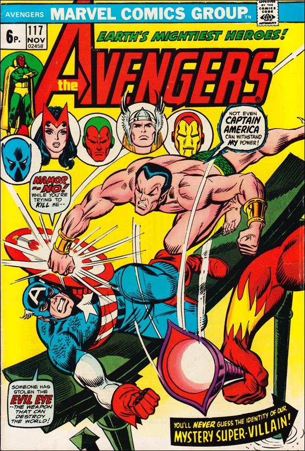 Avengers (1963) issue 117-B UK Price Cover
