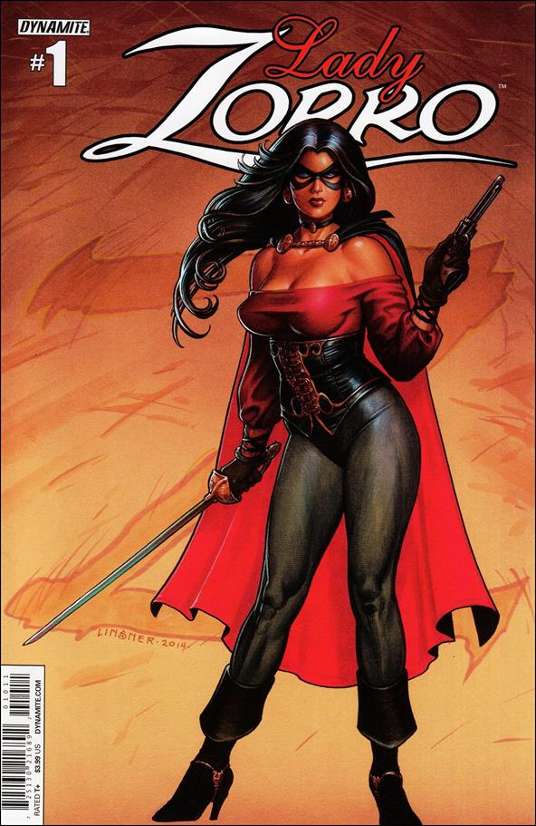 Lady Zorro (2014) issue 1 Joseph Michael Linsner Standard Cover