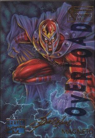 1995 Marvel Masterpieces (Multi-Foil E-Motion Parallel Base Set) card 63 Magneto