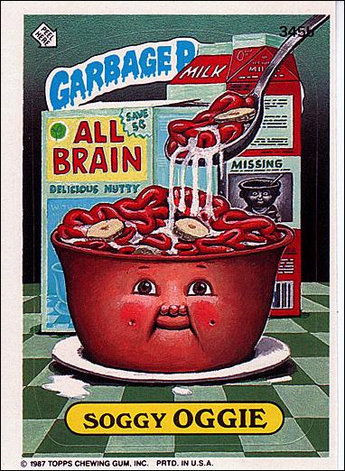 Garbage Pail Kids: Series 09 (Base Set) card 345b Soggy Oggie
