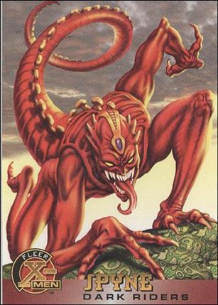 1996 Fleer X-Men International (Base Set) card 48 Spyne