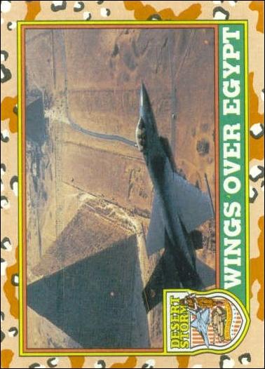 Desert Storm: Series 1 (Base Set) card 31 Wings Over Egypt