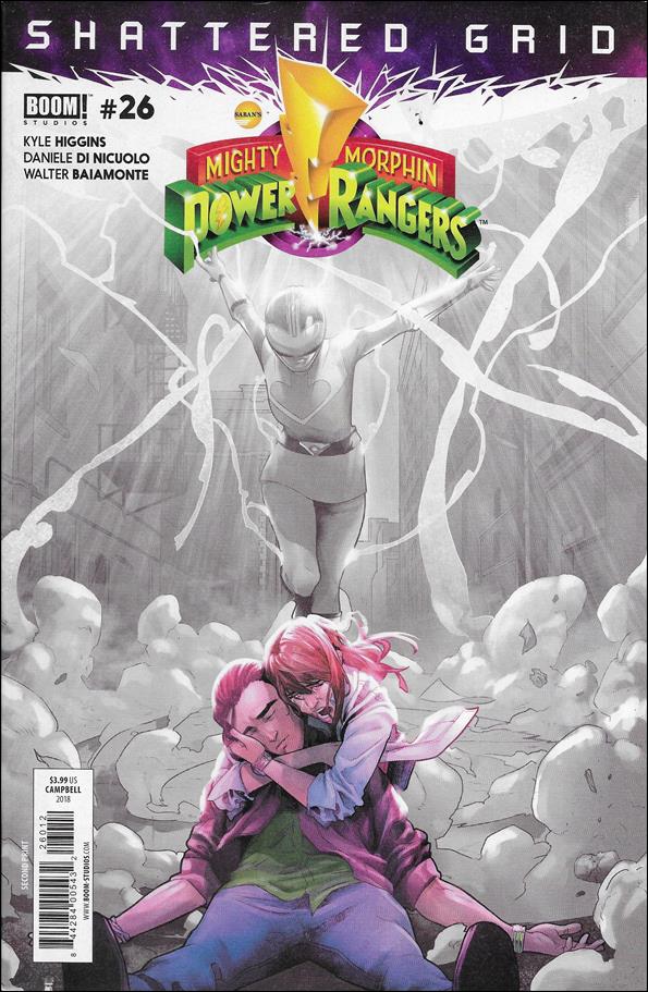 Mighty Morphin Power Rangers issue 26-D Jamal Campbell Cover (2nd Printing)