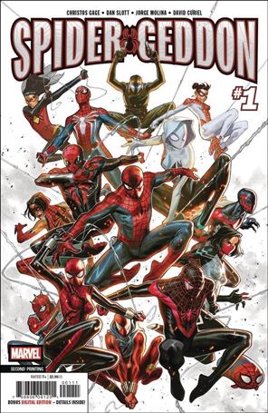 Spider-Geddon issue 1-M Jorge Molina Cover (2nd Printing)