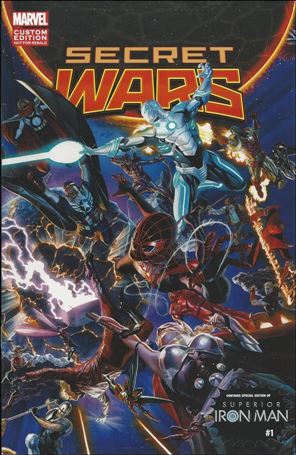 Superior Iron Man issue 1-K Hasbro Custom Edition Secret Wars Cover