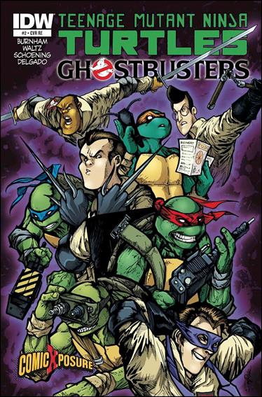 Teenage Mutant Ninja Turtles/Ghostbusters issue 2-D Shannon Ritchie ComicXposure Cover