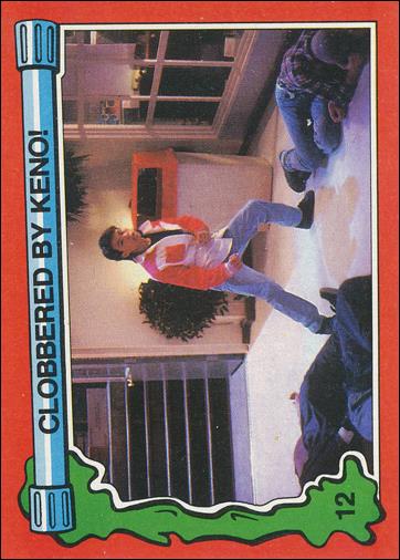 Teenage Mutant Ninja Turtles Movie II (Base Set) card 12 Clobbered By Keno!