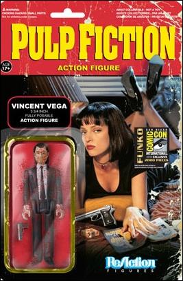 ReAction: Pulp Fiction figure 2-B San Diego Comic-Con Bloody Vincent Vega 1/2500