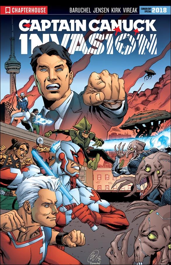 Captain Canuck Season 4 issue Prologue-B Donovan Yaciuk "Trudeau" Cover