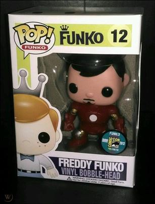 Pop! Funko - Freddy Funko figure 12 Freddy Funko (Tony Stark) SDCC 1/96