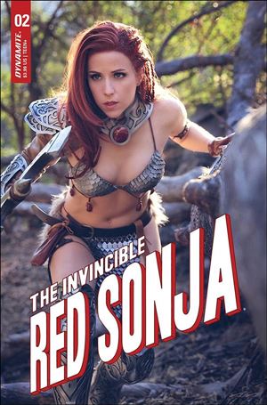 Invincible Red Sonja issue 2-E Cosplay Photo Cover