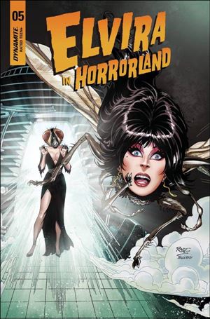 Elvira in Horrorland issue 5-B John Royle Cover