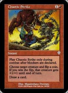 Magic the Gathering: Invasion (Base Set) card 140 Chaotic Strike