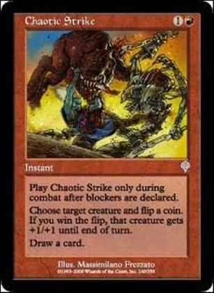Magic the Gathering: Invasion (Base Set) card 140 Chaotic Strike