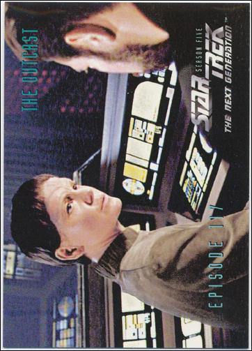 Star Trek: The Next Generation - The Episode Collection Season Five (Base Set) card 479 The Outcast, Episode 117B