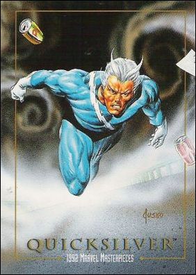 1992 Marvel Masterpieces (Base Set) card 71 Quicksilver