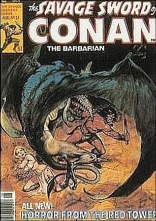 Savage Sword of Conan the Barbarian (Base Set) card 5 Cover Issue #21