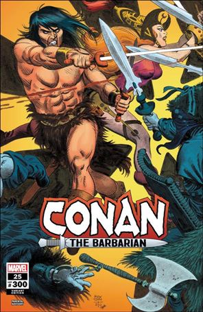 Conan the Barbarian (2019) issue 25-H Alex Toth 1:50 Hidden Gem Cover