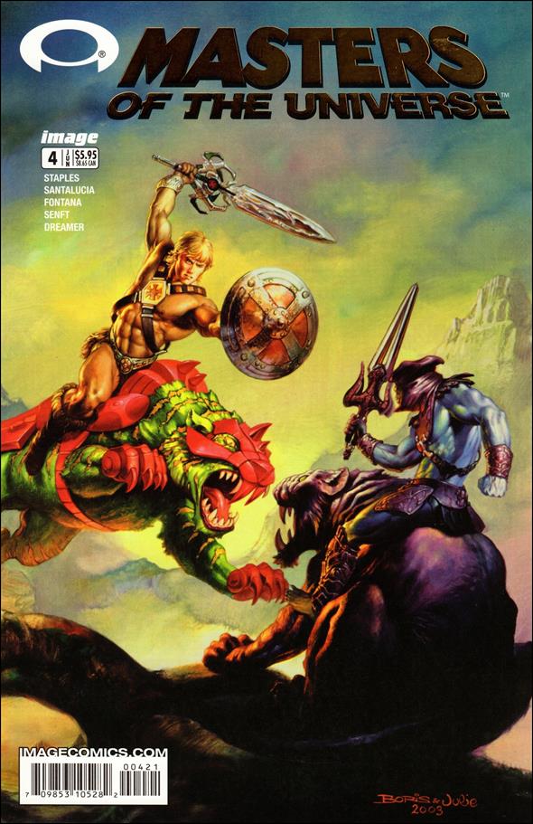 Masters of the Universe (2003) issue 4-B Boris Vallejo & Julie Bell Foil Cover