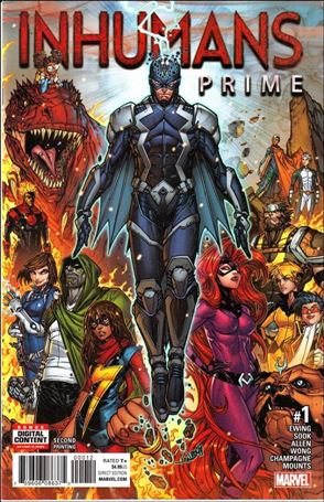 Inhumans Prime issue 1-H Jonboy Meyers Cover (2nd Printing)