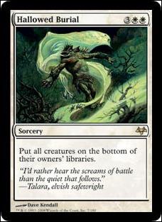 Magic the Gathering: Eventide (Base Set) card 7 Hallowed Burial