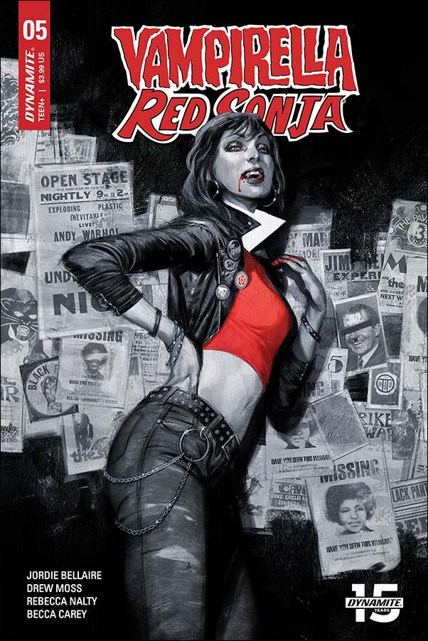 Vampirella / Red Sonja issue 5 Julian Totino Tedesco Cover