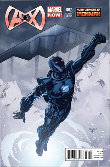 A+X issue 7-B Paul Renaud 1:20 "Many Armors of Iron Man" Cover