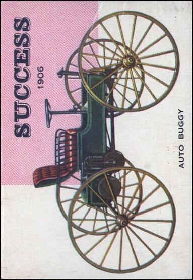 World on Wheels (Base Set) card 60 Success Auto Buggy 1906