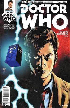 Doctor Who: The Tenth Doctor Year Three issue 12 Blair Shedd Cover